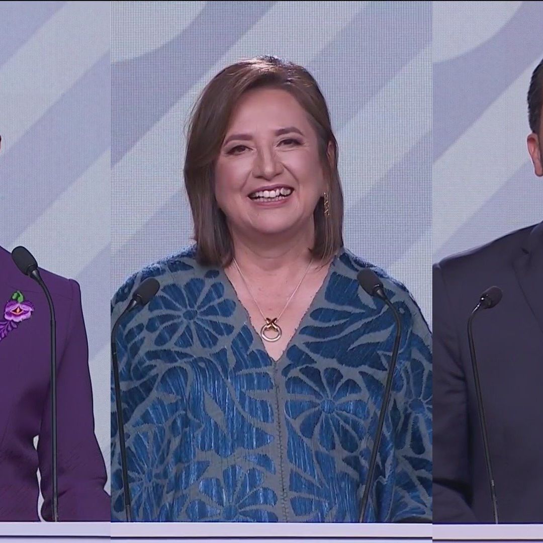 Claudia Sheinbaum, Xóchitl Gálvez y Jorge Álvarez Máynez debatieron sobre 4 temas; política social; inseguridad y crimen organizado; política exterior y migración, y democracia, pluralismo y división de poderes.