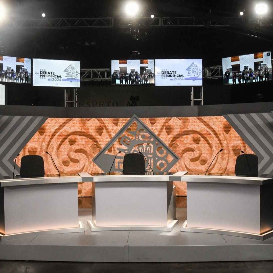 Últimos detalles para el tercer debate presidencial 2024