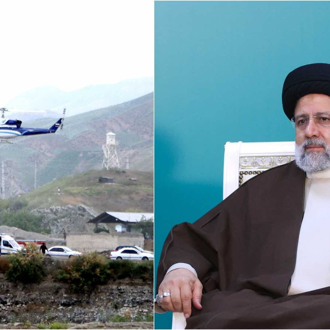 Emprenden labores de búsqueda de presidente de Irán tras accidente de helicóptero