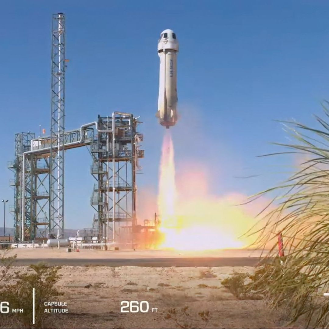 La misión NS-25 es el séptimo vuelo con tripulantes humanos de la empresa fundada por el estadounidense Bezos