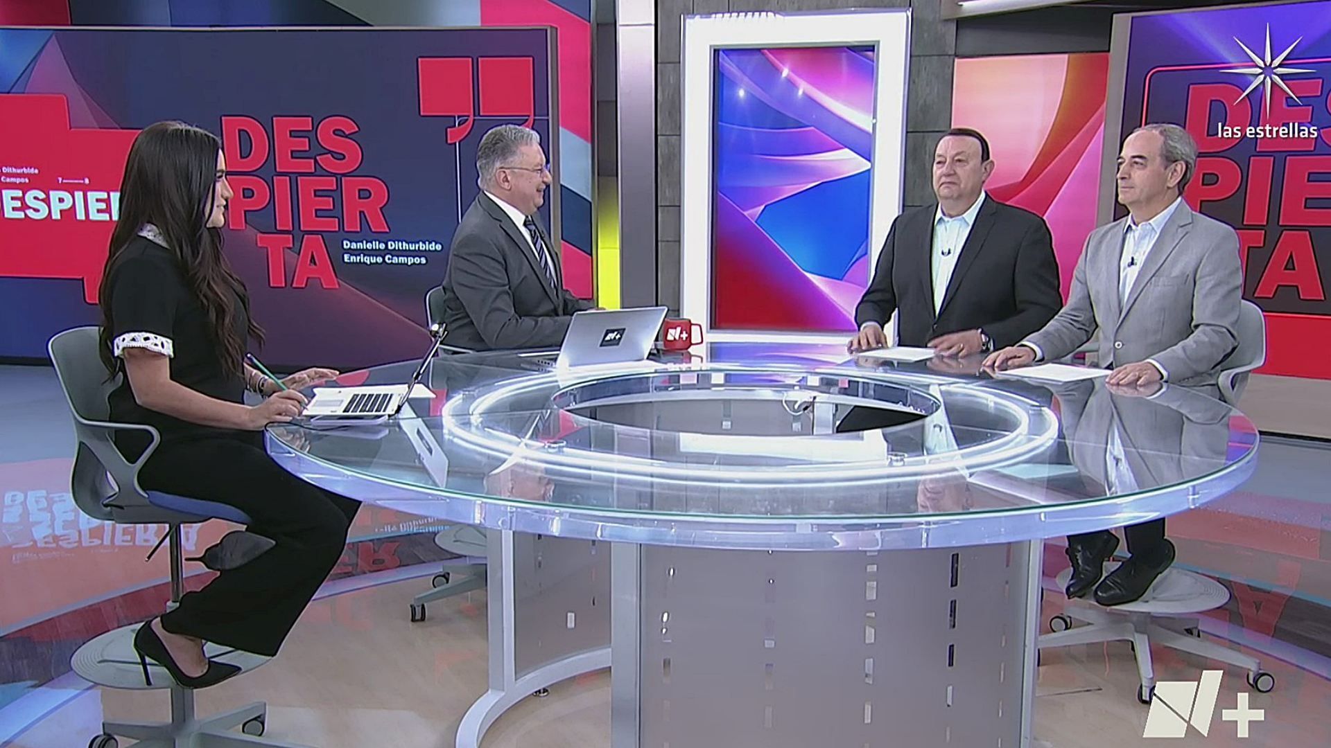 Danielle Dithurbide y su equipo en Despierta hoy, 21 de mayo de 2024. Foto: N+