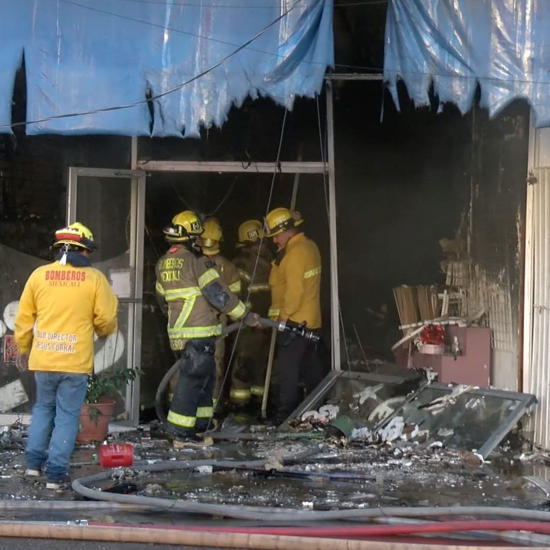 Muere Adulto Mayor Calcinado en Incendio en Centro Histórico de Mexicali