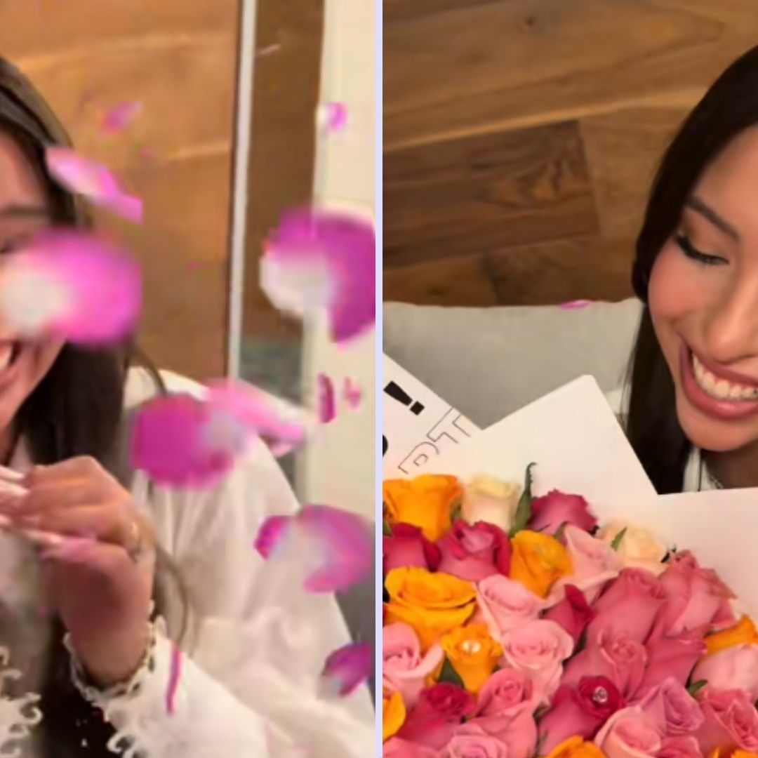¿Quién Se las Mandó? El Patrón Sorprende a Ángela Aguilar con Ramo de Flores