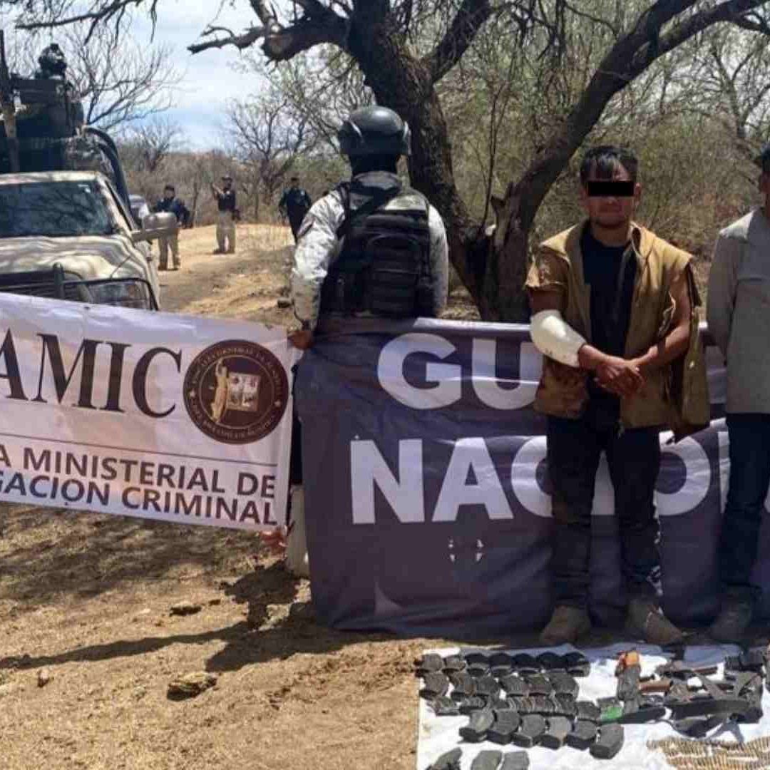 Balacera en Sáric, Sonora; Dos Hombres Detenidos con Armas de Uso Exclusivo del Éjercito