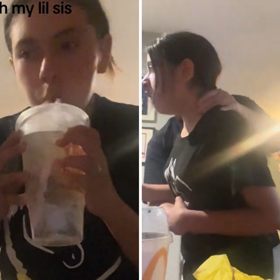 Joven casi se ahoga por reto viral de TikTok