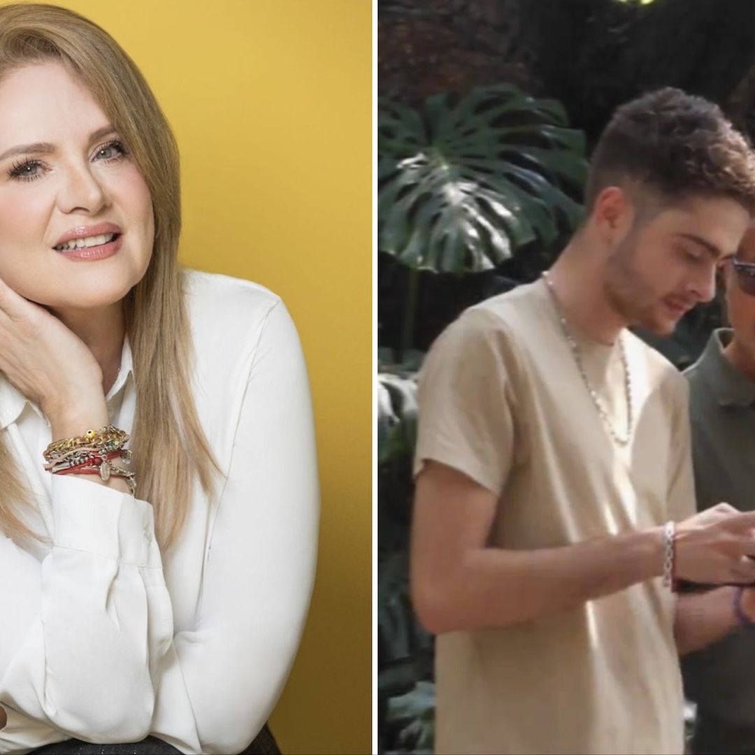 Érika Buenfil reacciona a las fotos de su hijo con Ernesto Zedillo Jr.