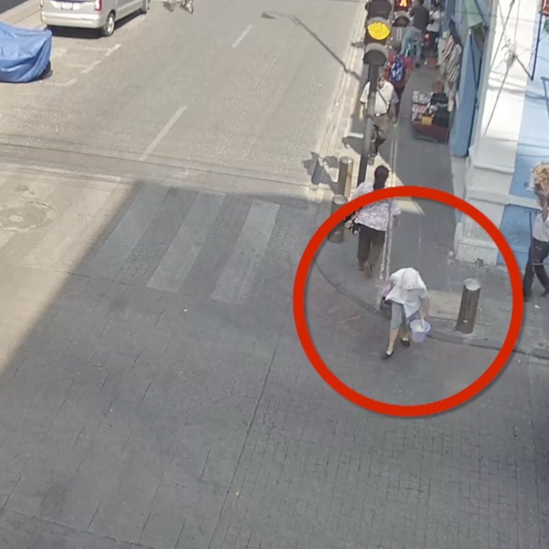 Video: Mujer Atropellada por una Ruta 12 en el Centro Histórico de Puebla