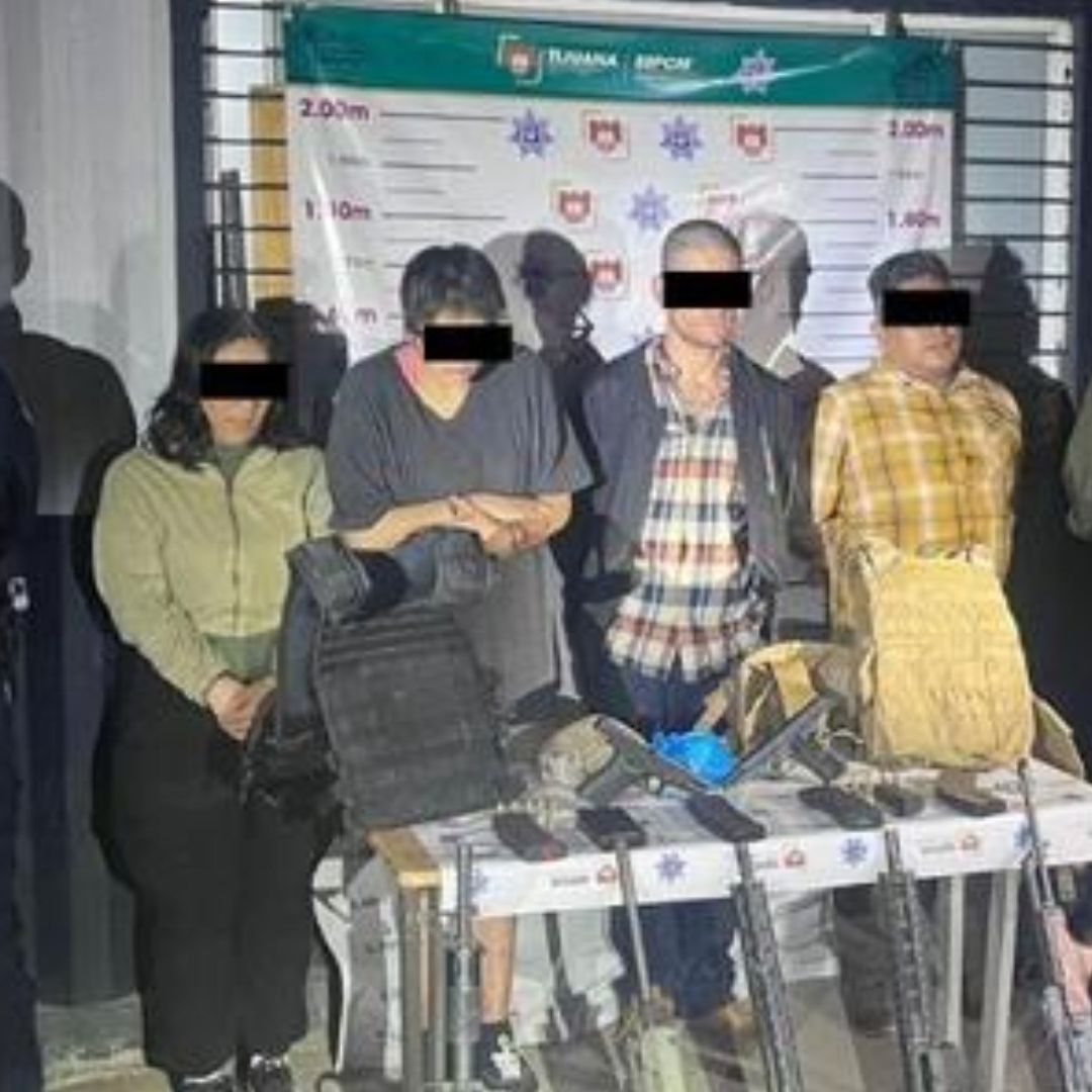 Detienen en Tijuana a Cinco Personas Armadas; Investigan Posible Vínculo con Homicidios