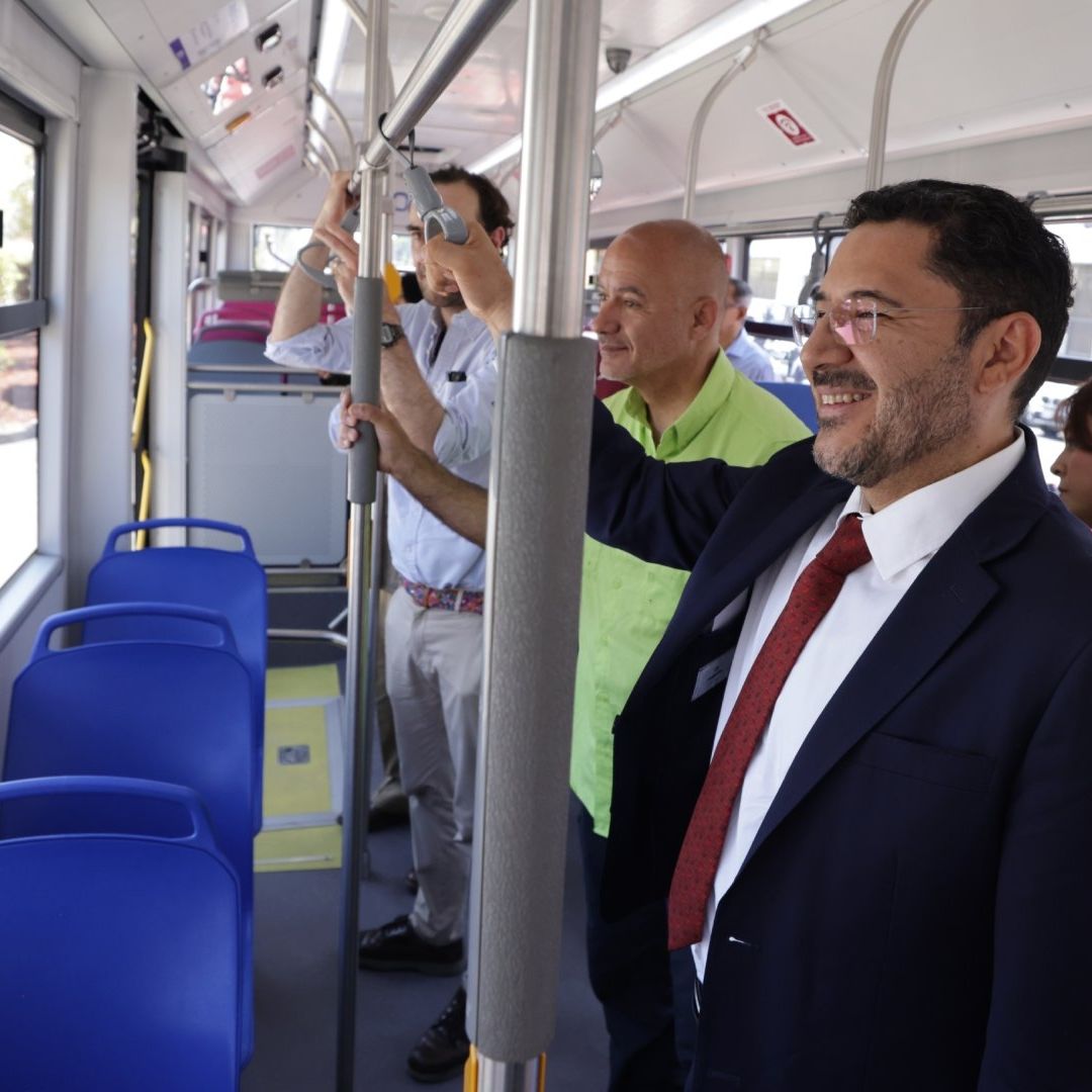 El jefe de gobierno de la CDMX realizó un recorrido por la Línea 12 del trolebús