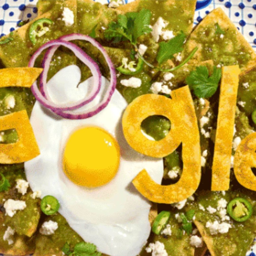 Google sorprendió a los mexicanos con su Doodle llamado 'Celebrating Chilaquiles'