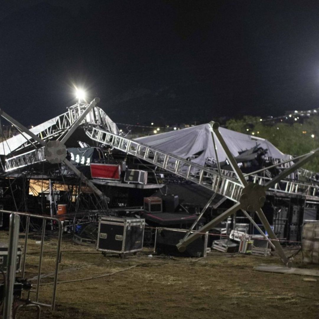 se desplomó por una ráfaga de viento, dejando decenas de heridos y al menos nueve fallecidos