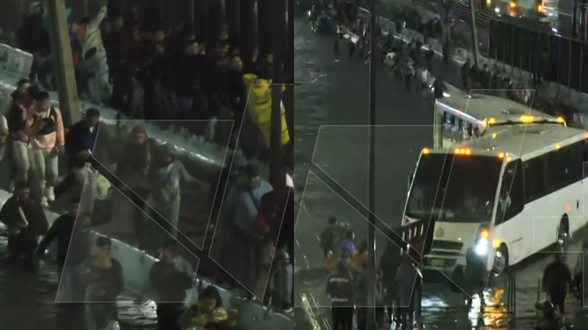 Lluvias CDMX: Calzada Ignacio Zaragoza Colapsada; Autos y Camionetas de Pasajeros Están Varados