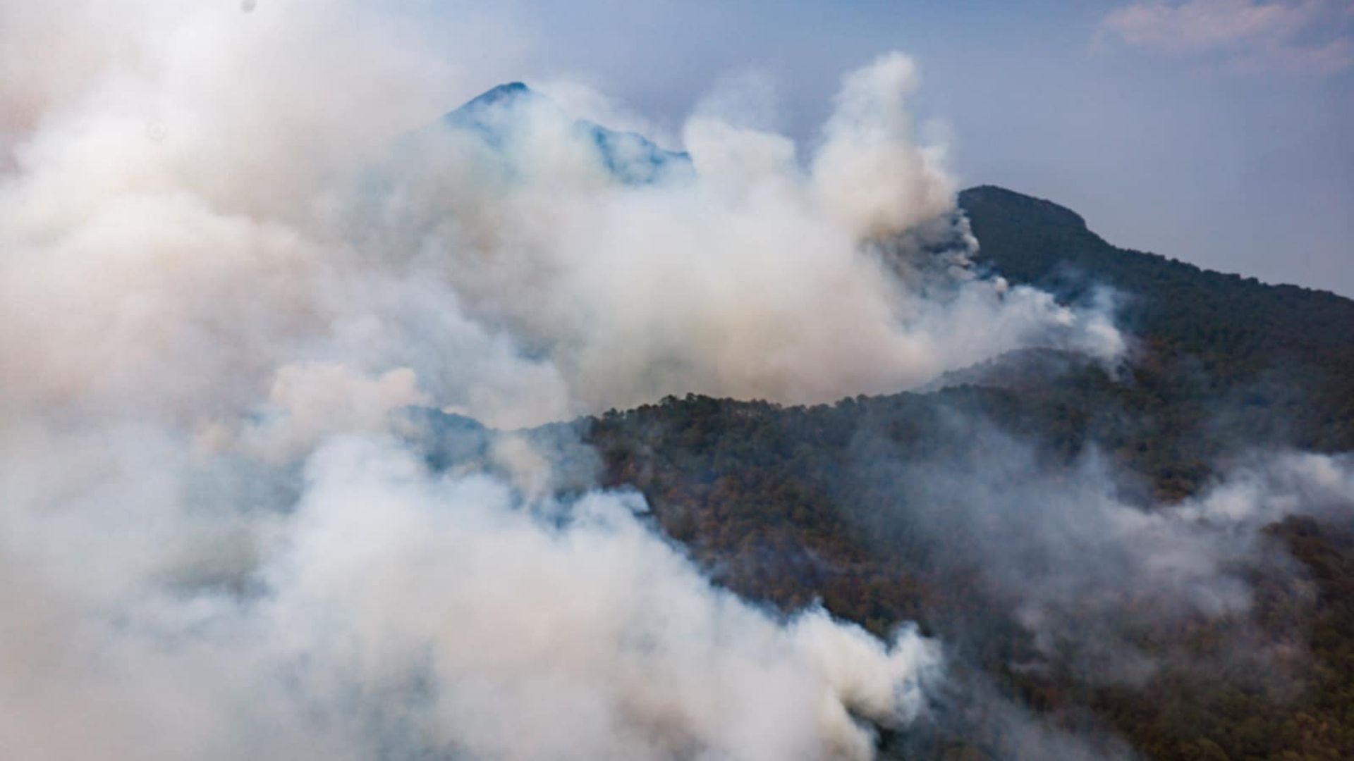 Incendio en la sierra de Santiago, Nuevo León