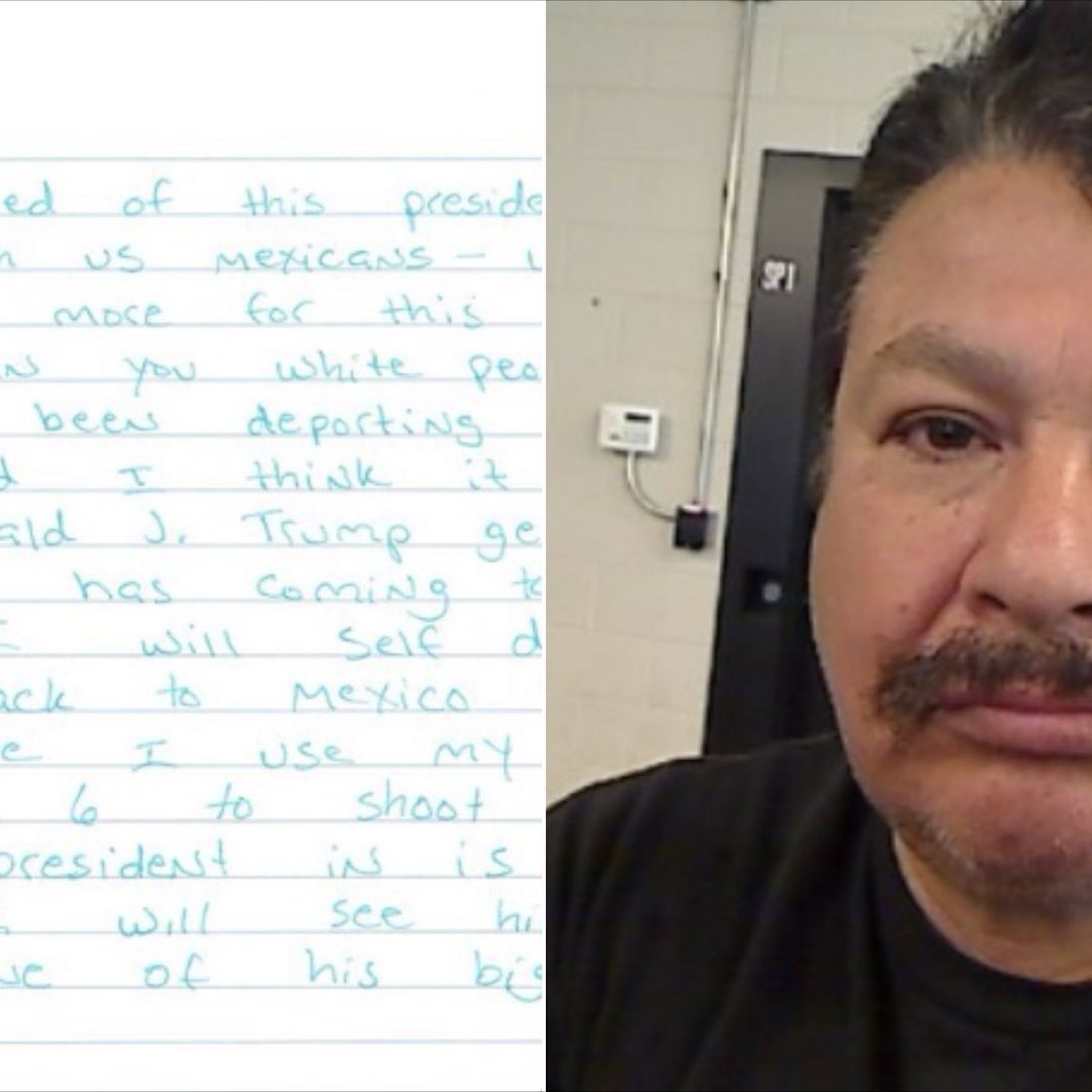 Ramón Morales Reyes, acusado falsamente de amenazar a Trump