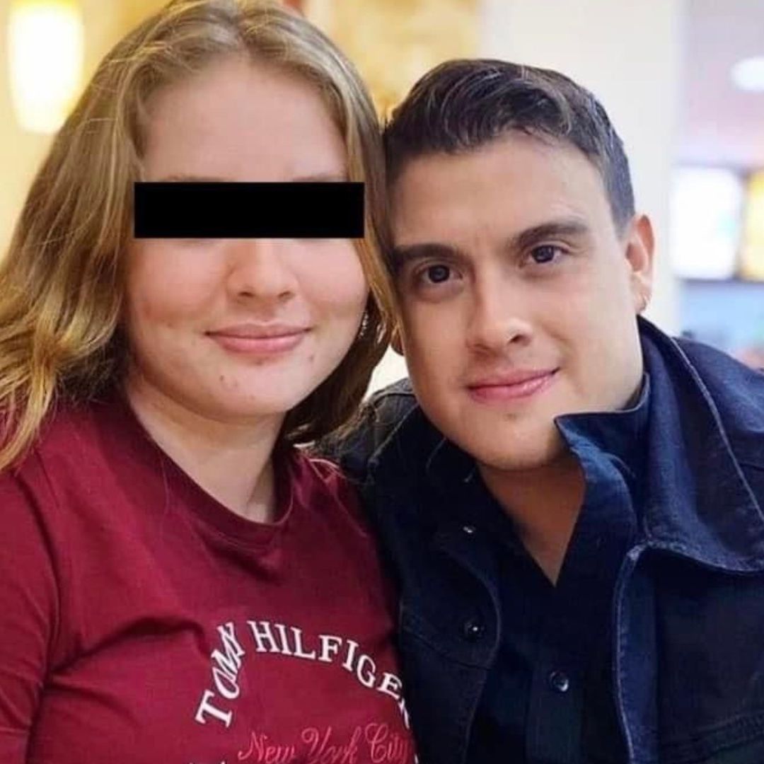 Fidel González y su exnovia Michel
