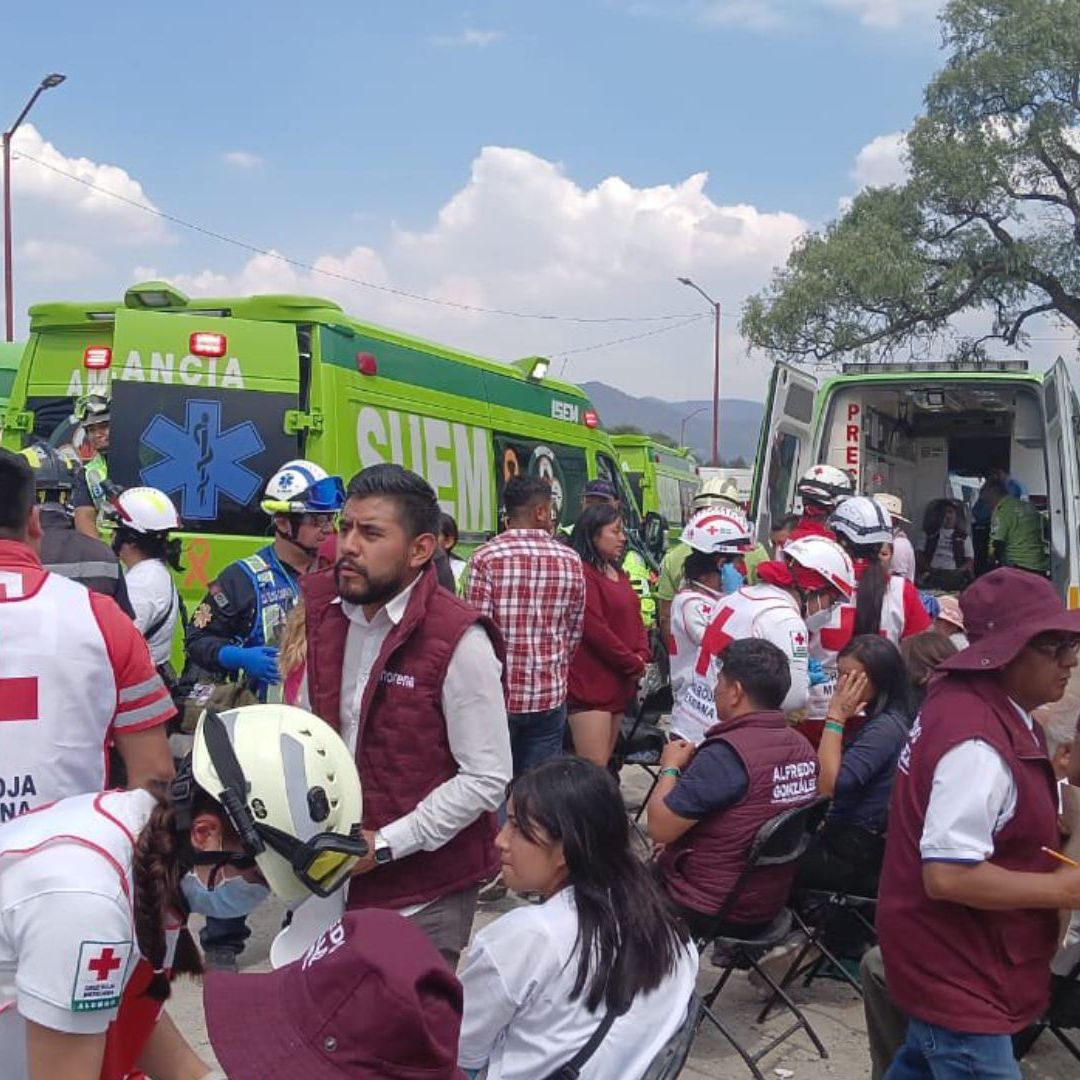 Desplome de Lona Durante Evento de Morena en el Edomex Deja 32 Heridos