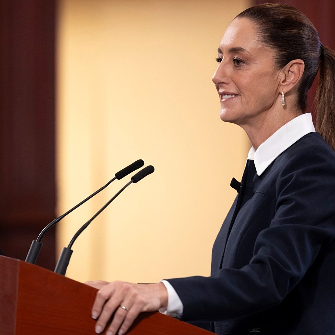 Claudia Sheinbaum durante conferencia de prensa
