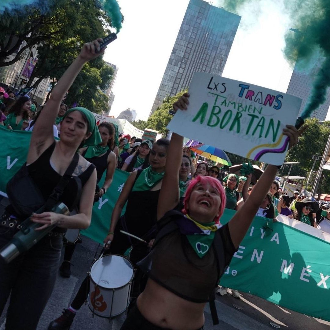 Marcha en el Día de la Despenalizacion del Aborto en septiembre de 2023.