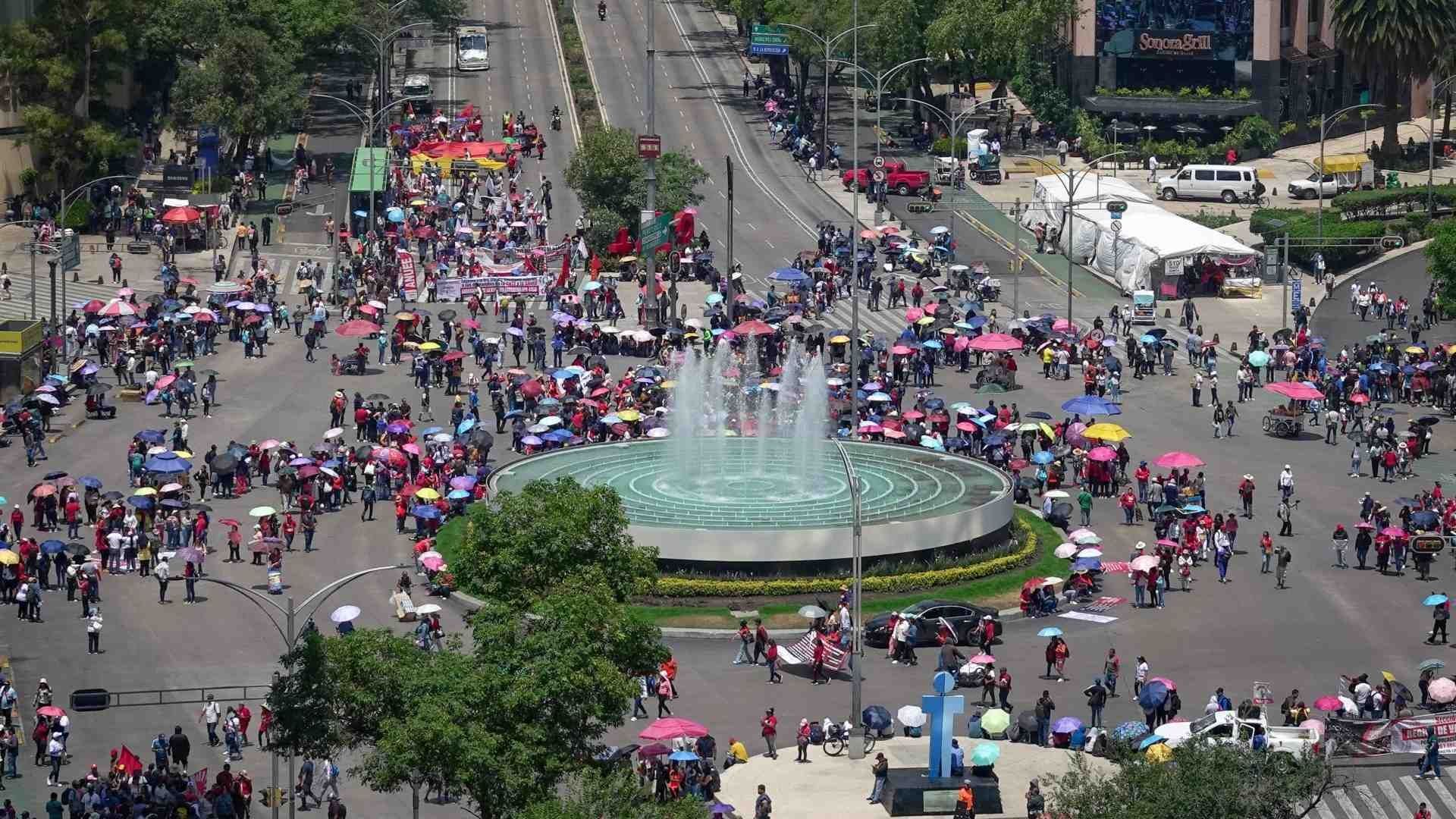 Bloqueo de la CNTE en CDMX