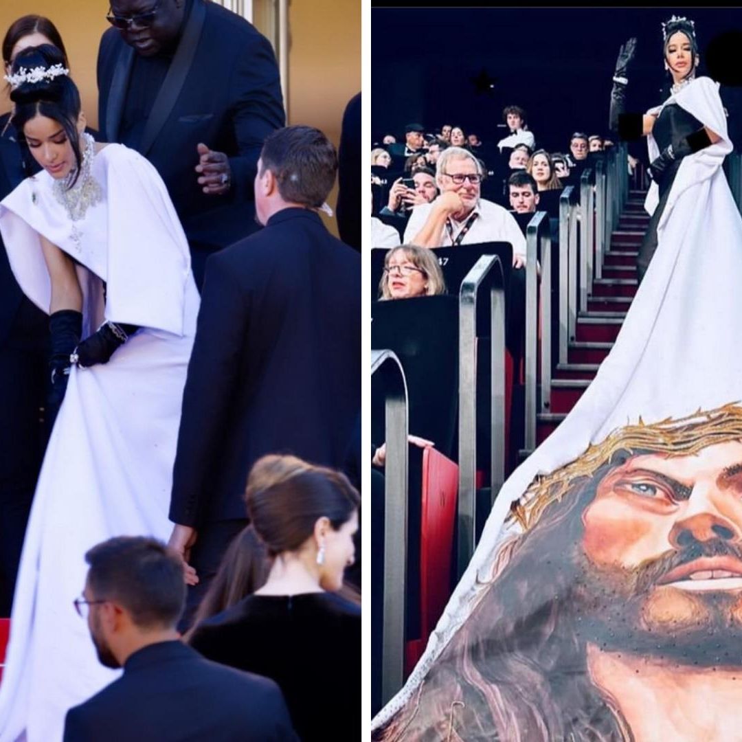 Massiel Taveras tuvo discusión con guardia de Cannes por su vestido