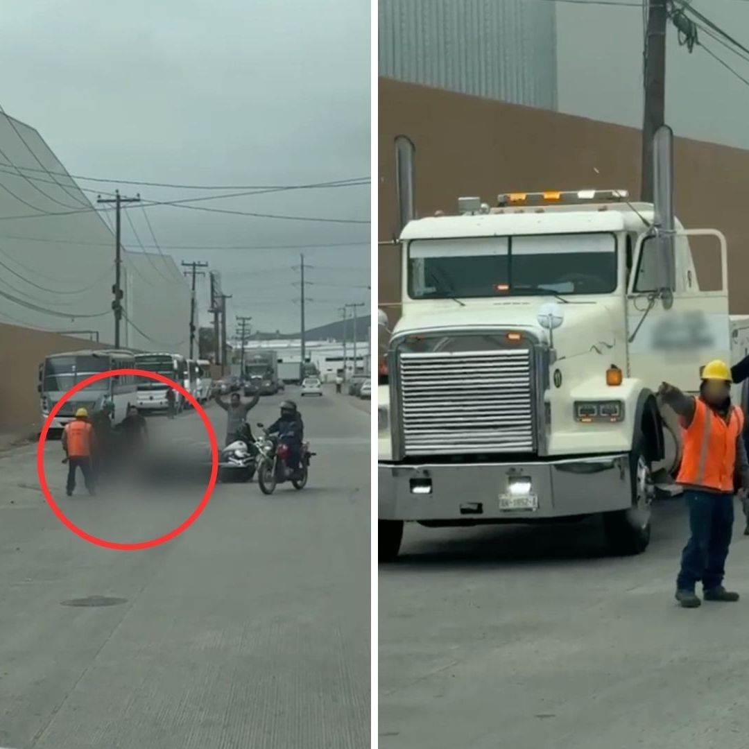 Policía Municipal de Tijuana es Atropellado por Conductor de Tráiler