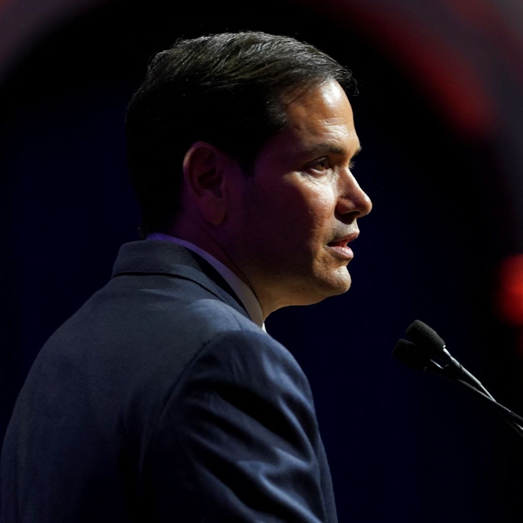 Marco Rubio durante evento en Estados Unidos
