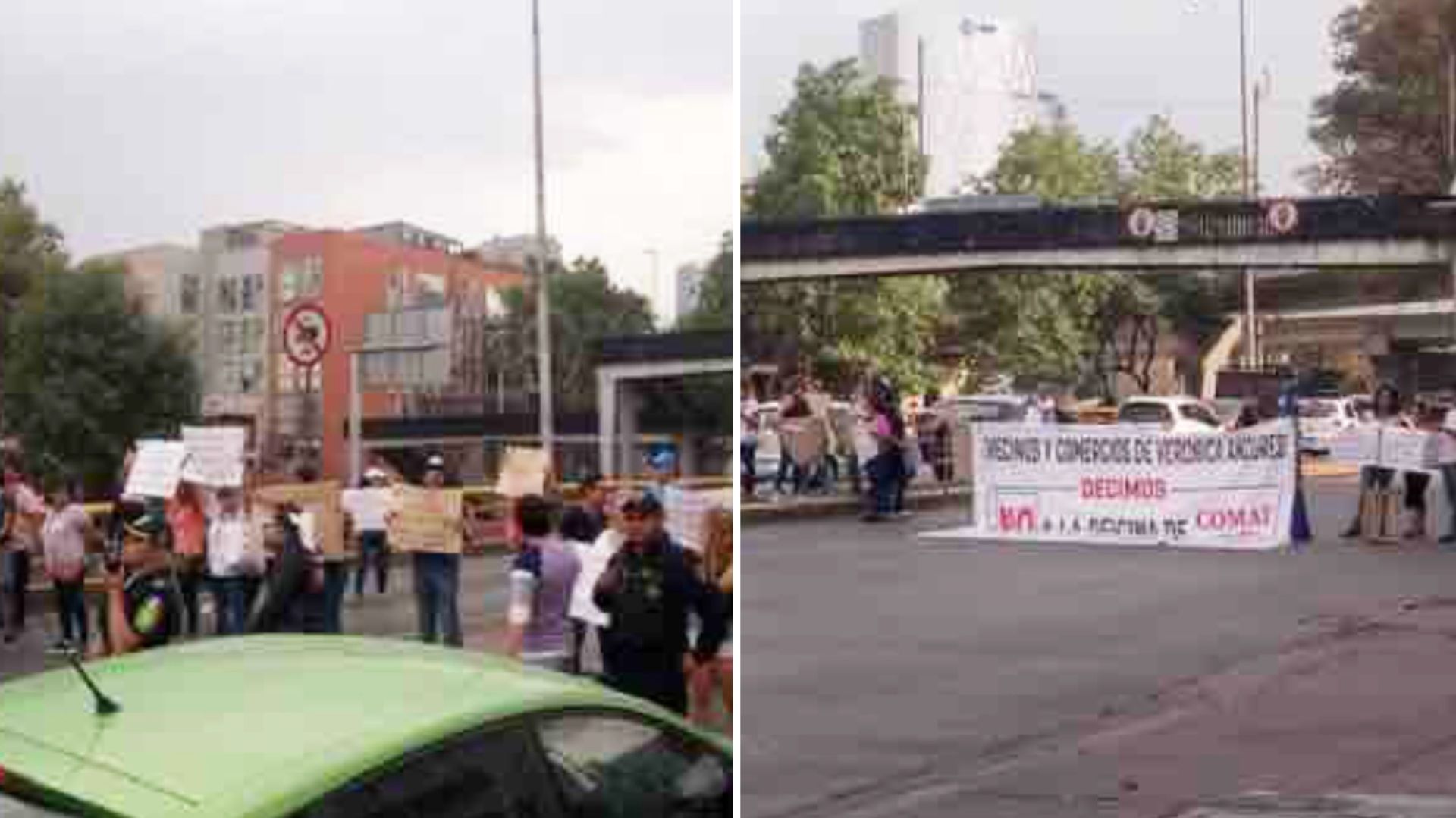 Con Bloqueo, Vecinos de la Colonia Anzures Evitan Instalación de Oficinas de la COMAR