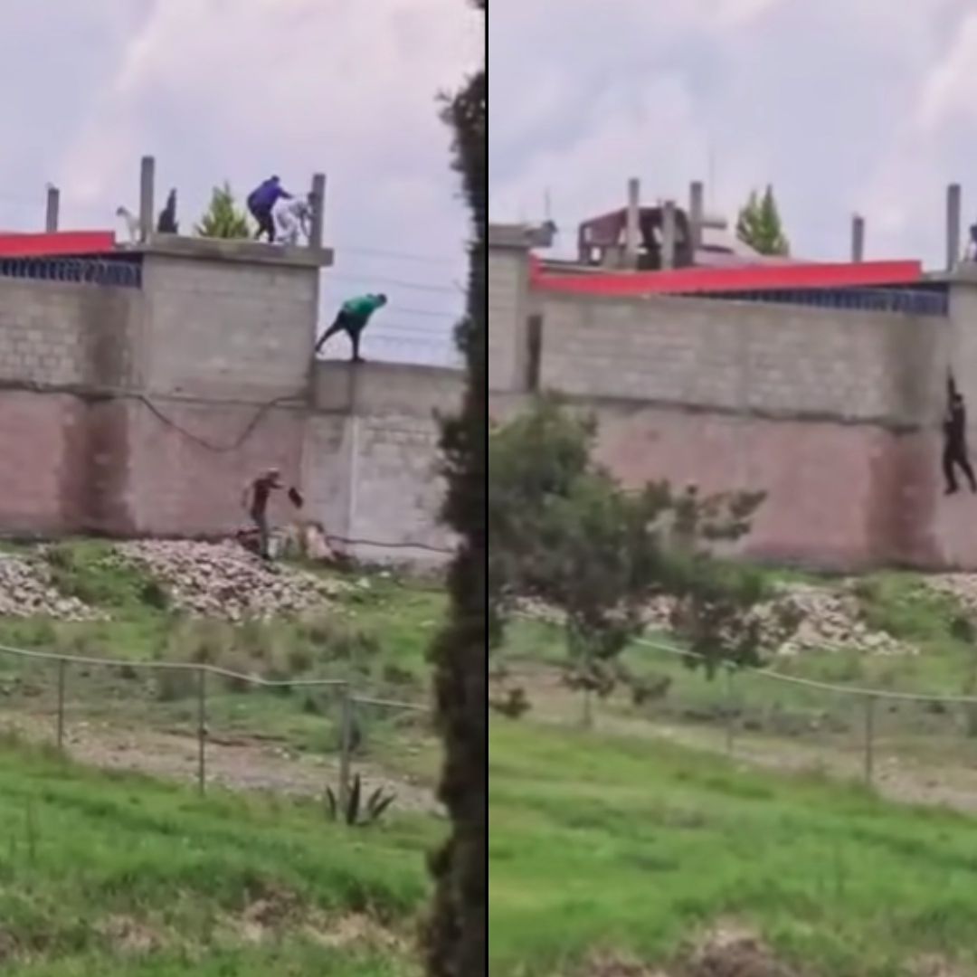 Video | Internos de un Anexo en Tlaxcala Escapan por la Azotea y Se Van a Un Cerro