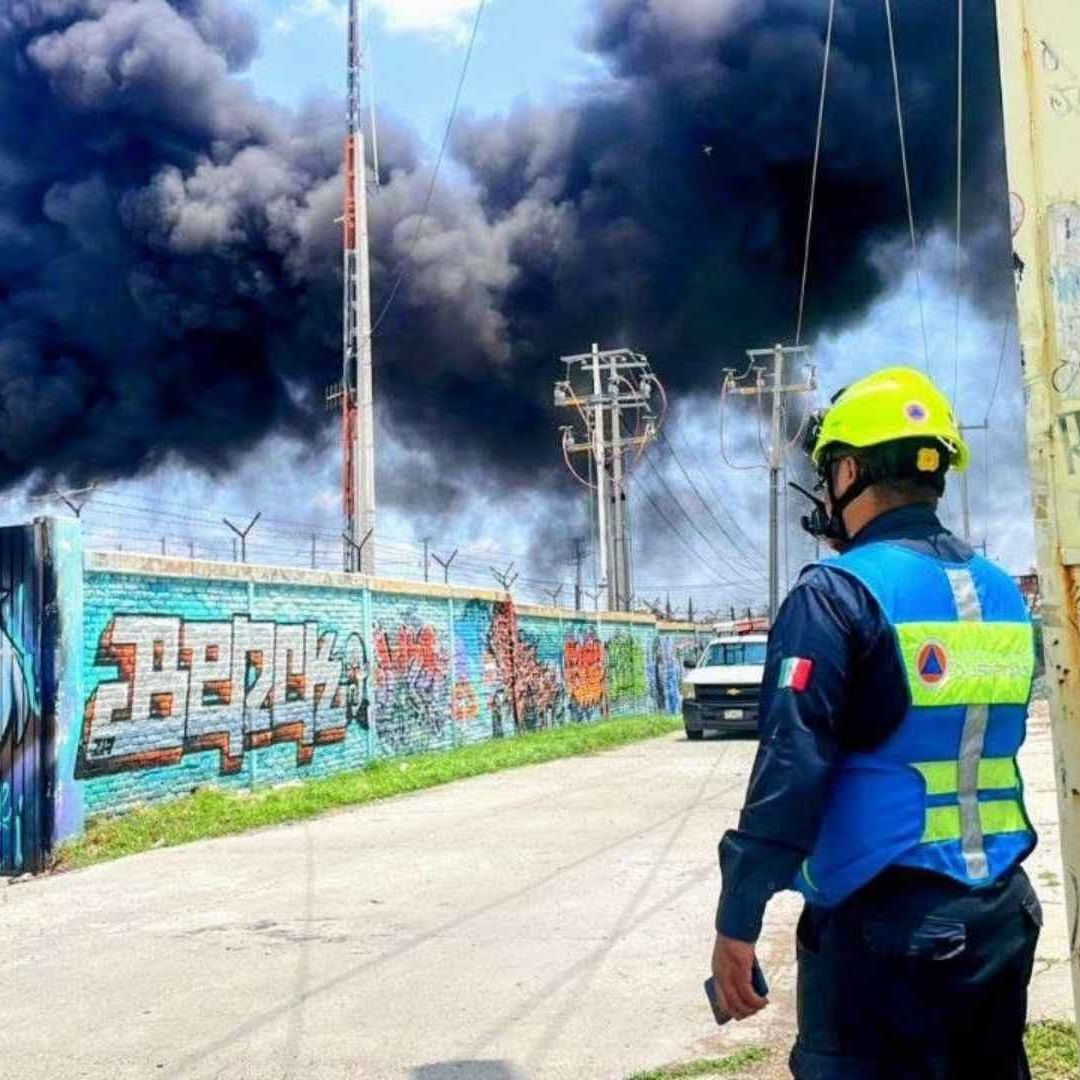 Una Subestación de CFE Explotó en Querétaro