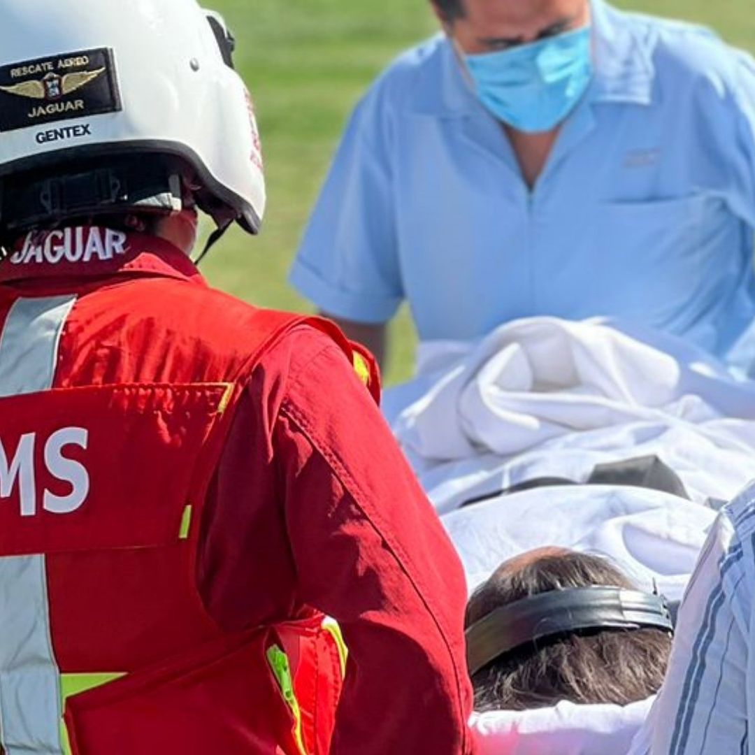 Una víbora de cascabel mordió a una mujer, por lo que el Grupo de Rescate Aéreo Relámpagos del Gobierno del Estado de México activó el Código Toxicológico