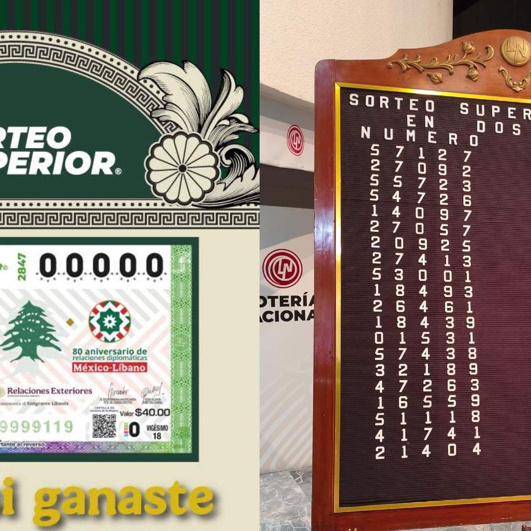 Conoce dónde cayó el premio mayor de la Lotería Nacional
