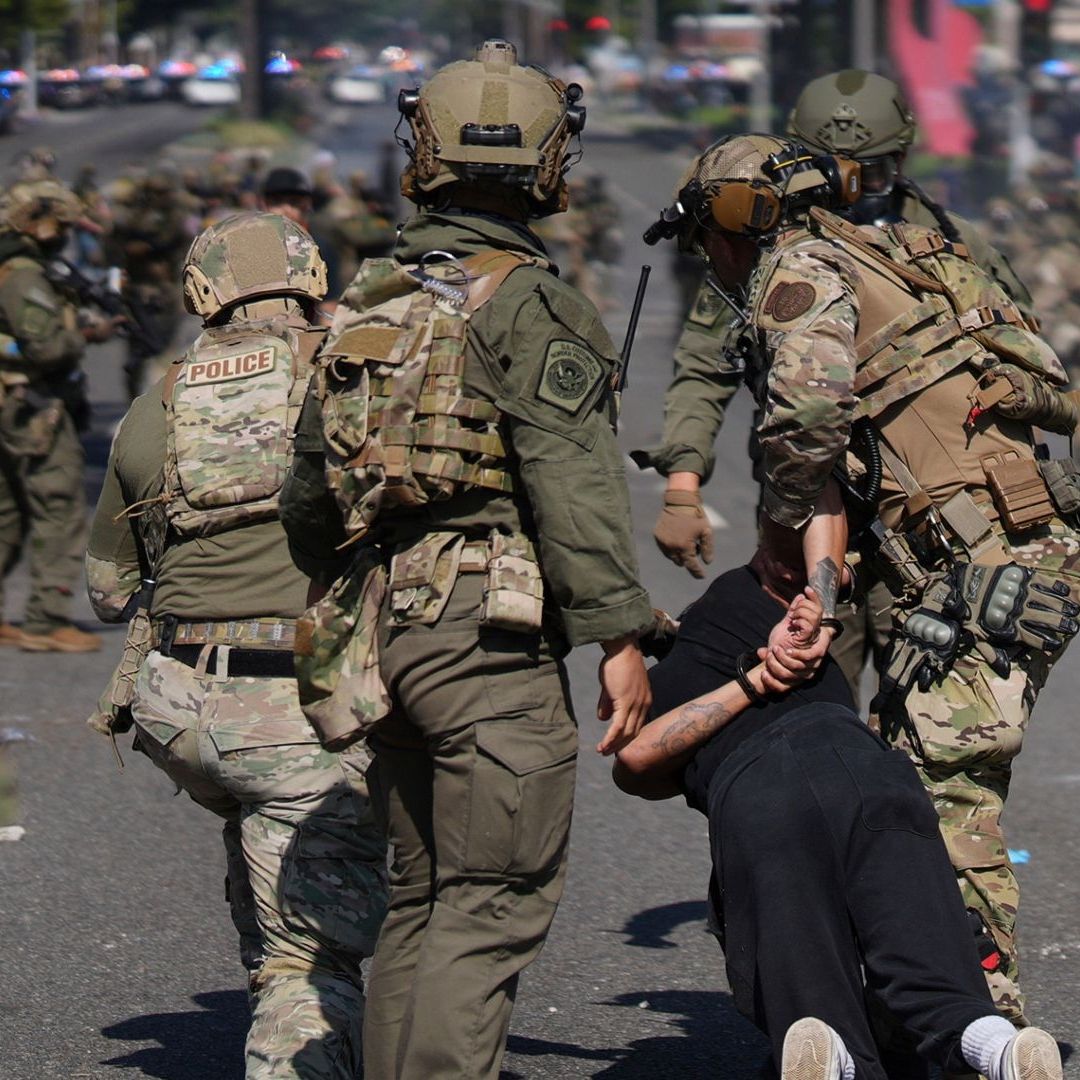 Protestas en Los Ángeles.