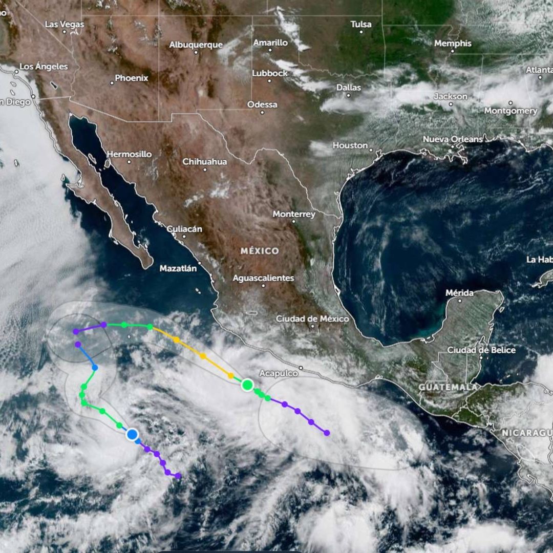 Los pronósticos señalan que se anticipa un giro hacia el oeste a una velocidad.