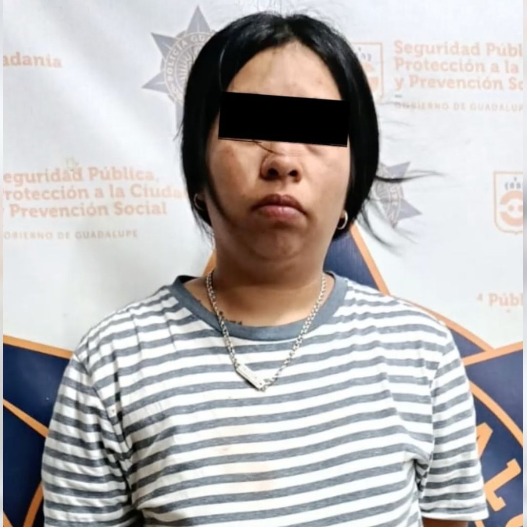 María Guadalupe "N", detenida por agredir a su esposo en Guadalupe