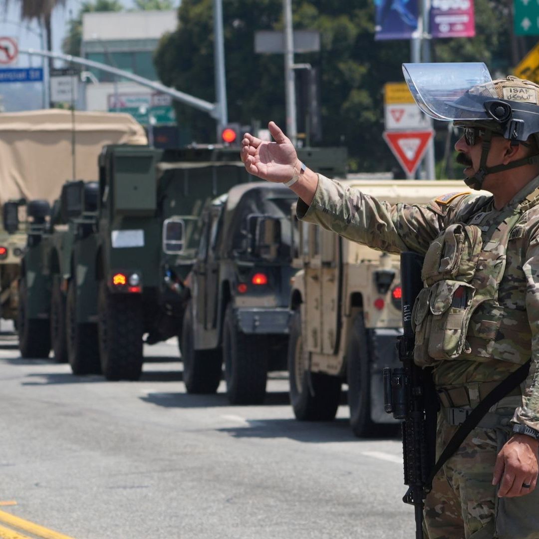 La Guardia Nacional de EUA en Los Ángeles