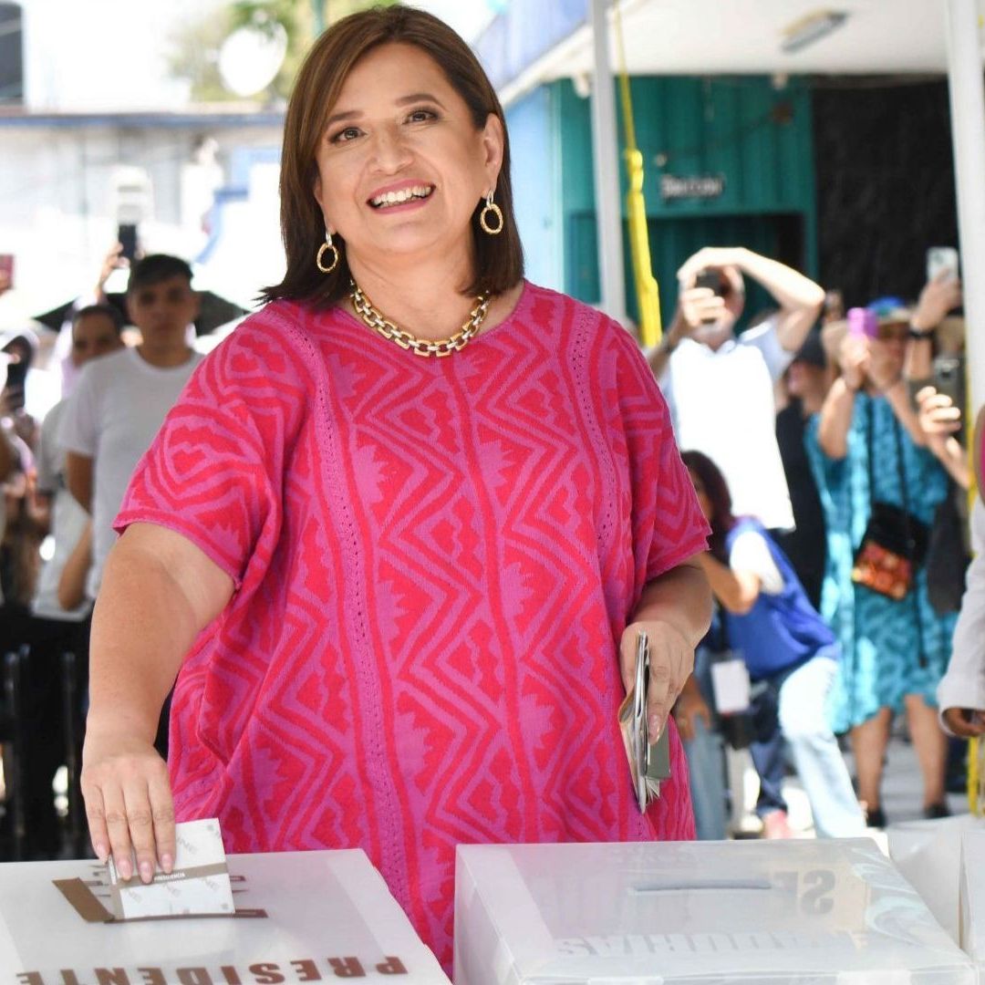 Xóchitl Gálvez emitió su voto en la alcaldía Miguel Hidalgo de la CDMX