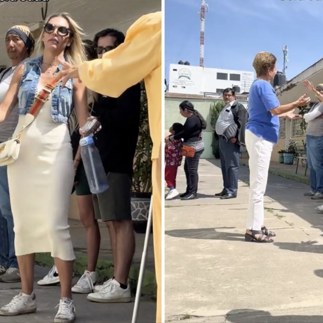 La llaman ‘Lady Casilla’ por quejarse de fila prioritaria para adultos mayores