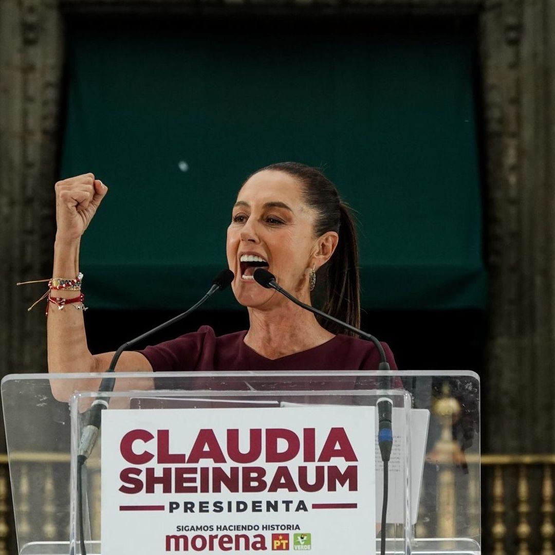 Sheinbaum virtual ganadora de la presidencia