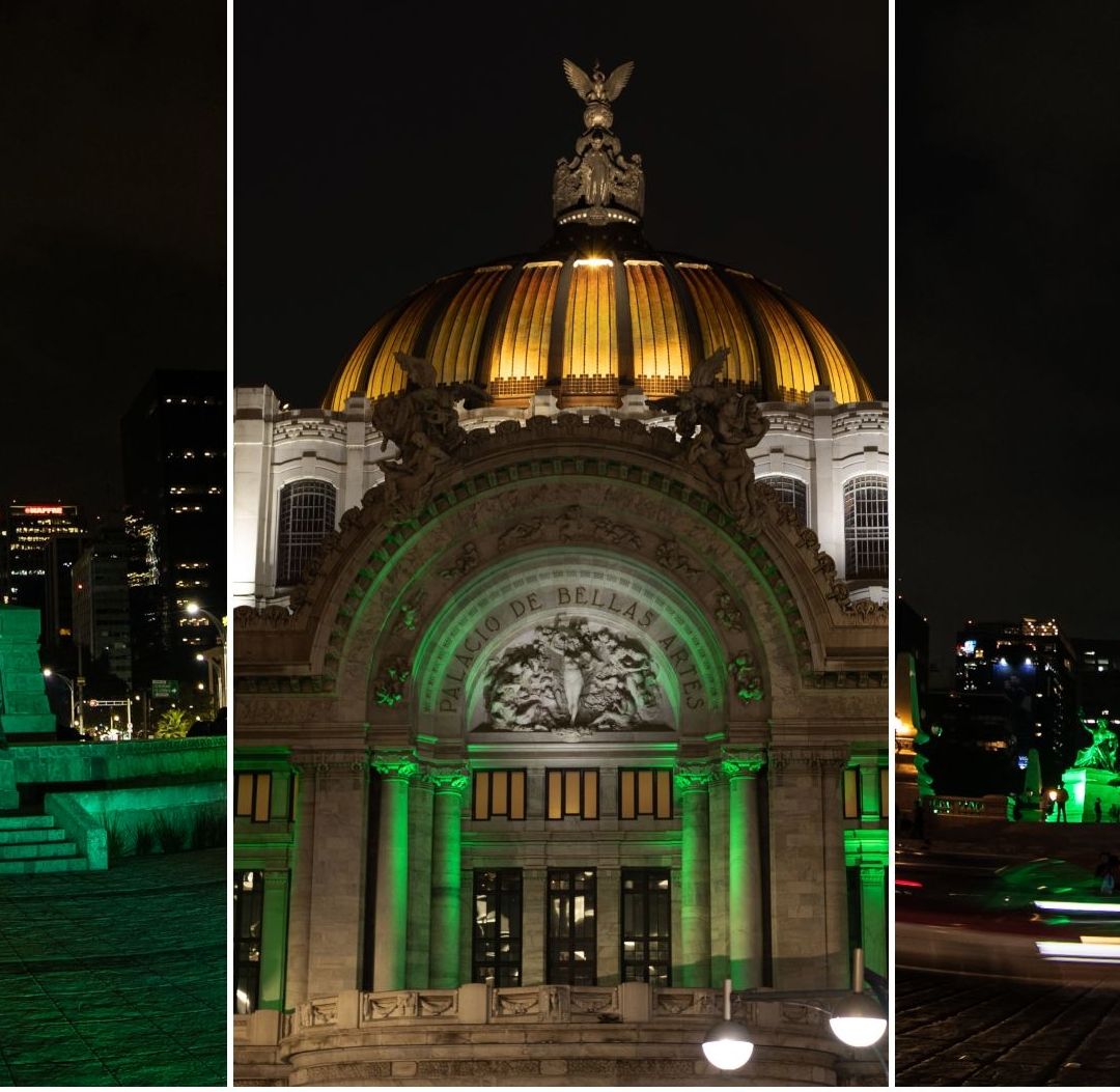 Mundial 2026 en CDMX: Edificios se Iluminan de Verde para Celebrar la Copa de la FIFA en México