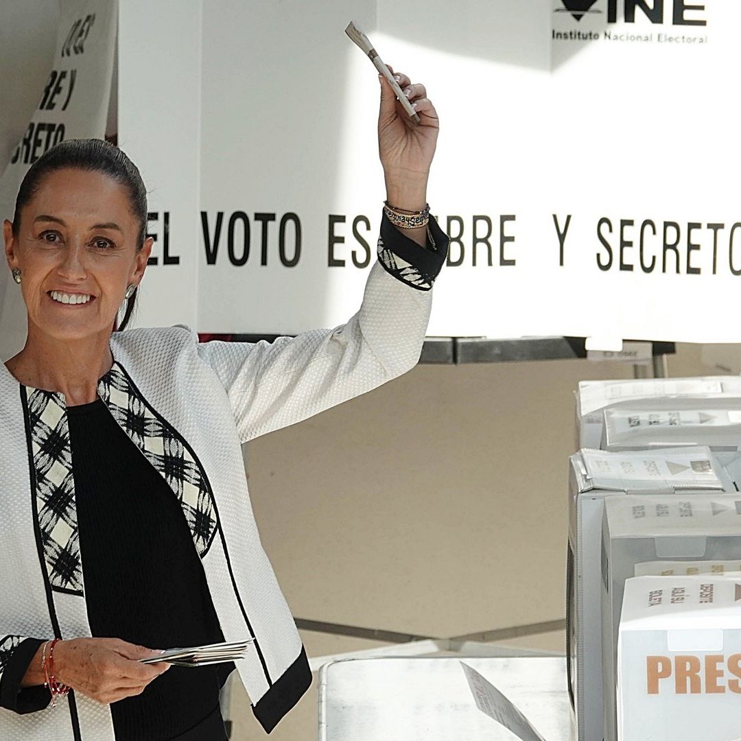 Elecciones Presidenciales 2024: Sheinbaum Vota Casilla Duraznos San Andrés Tlalpan