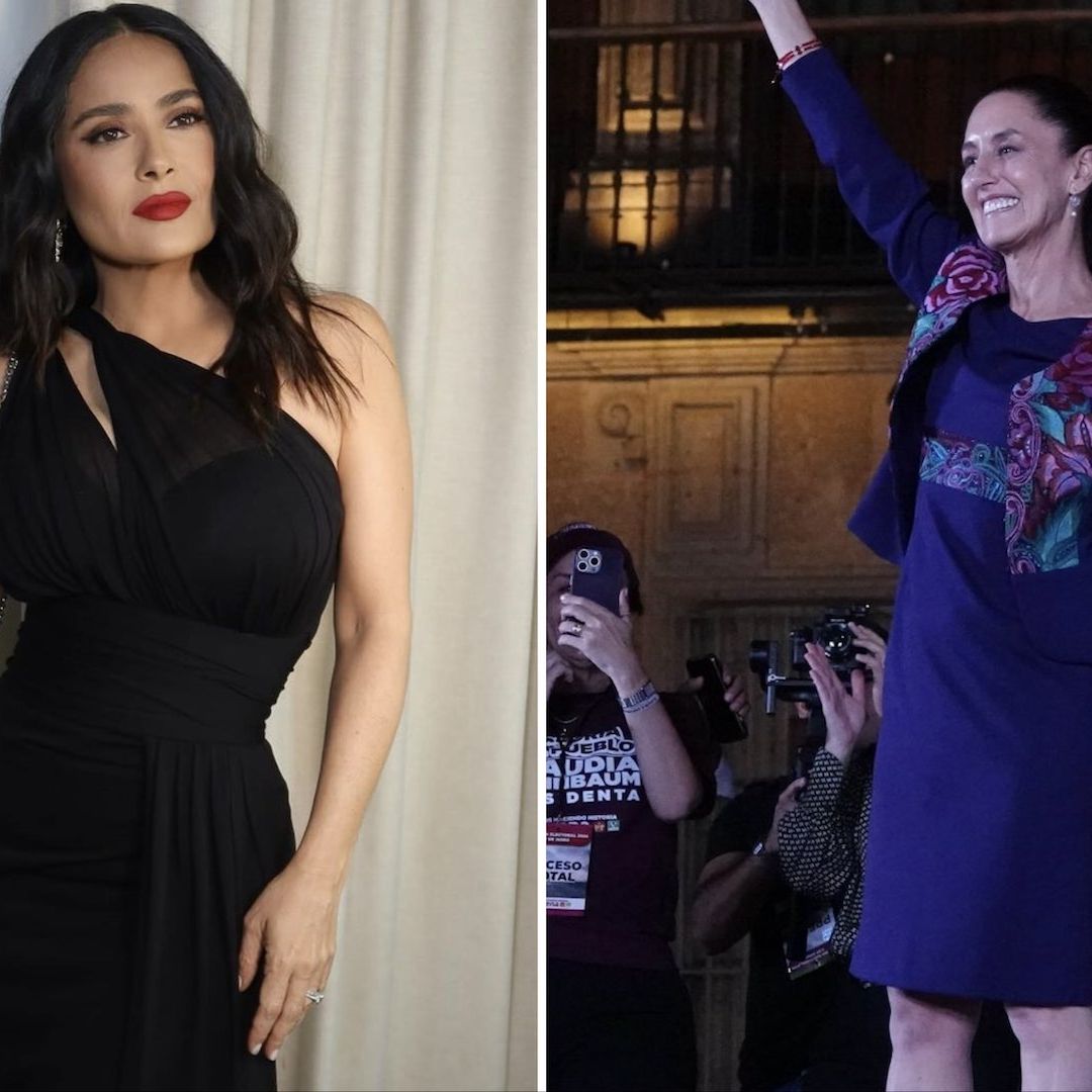 Salma Hayek celebra que habrá una mujer presidenta