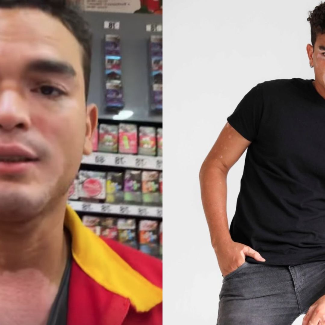 Daniel Ruenes De Actor y Modelo a Cajero del Oxxo; Dice "Empleo en Tienda Es su Mano Salvadora"