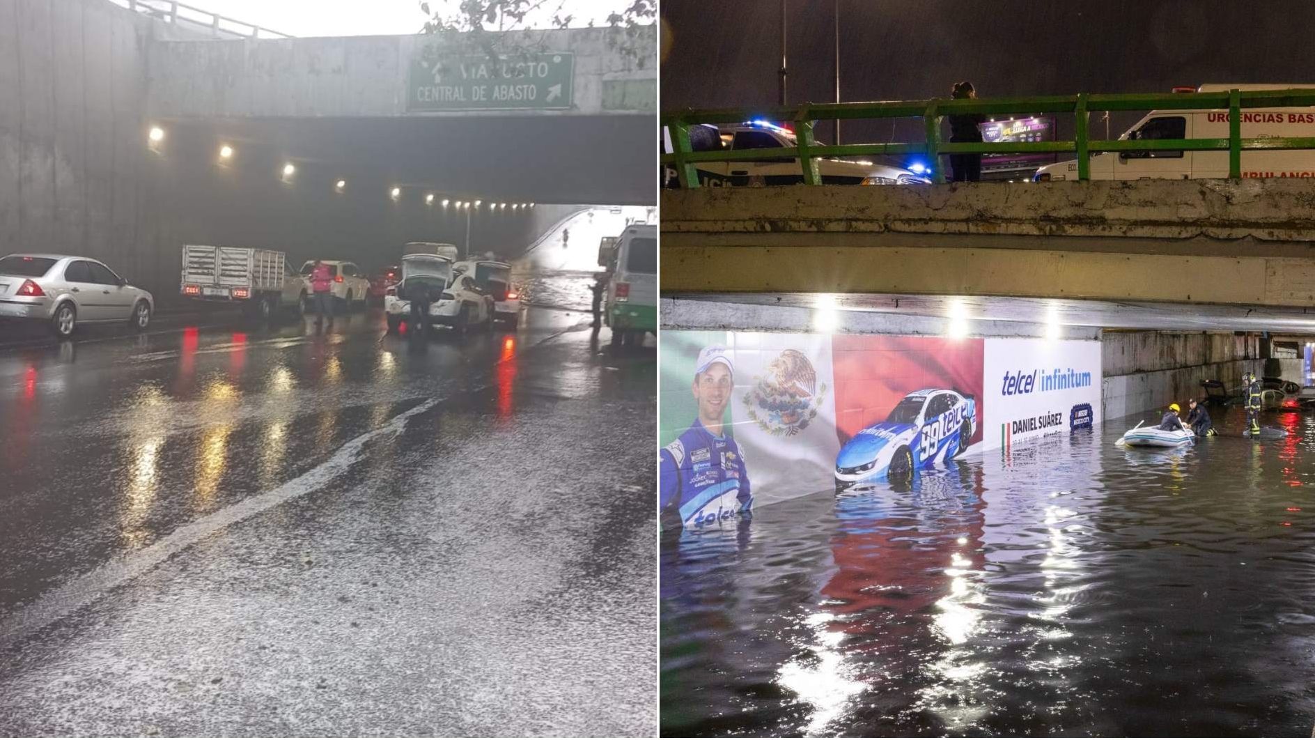 Por Fuertes Lluvias Hoy Operativos en Bajo Puentes de CDMX; Para Evitar Automovilistas Varados