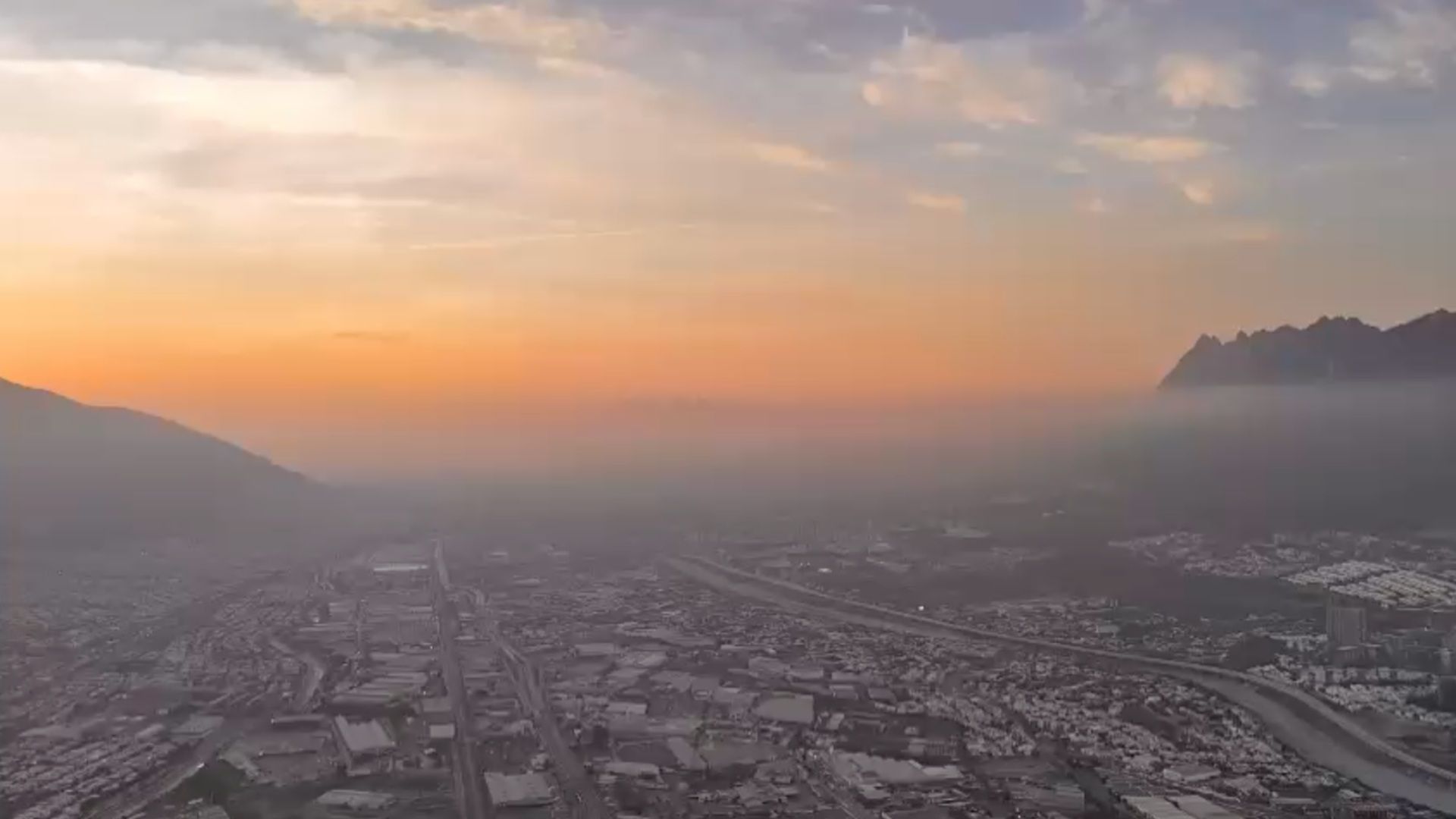 Amanecer en Nuevo León