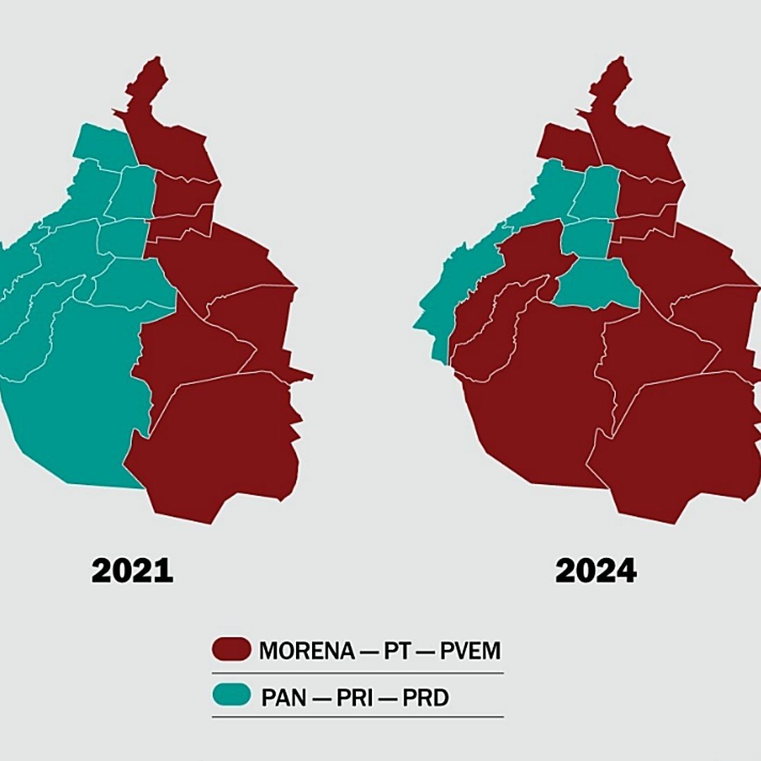 Nuevo Mapa Electoral CDMX: ¿Cuántas Alcaldías Gana Morena en Elecciones 2024?