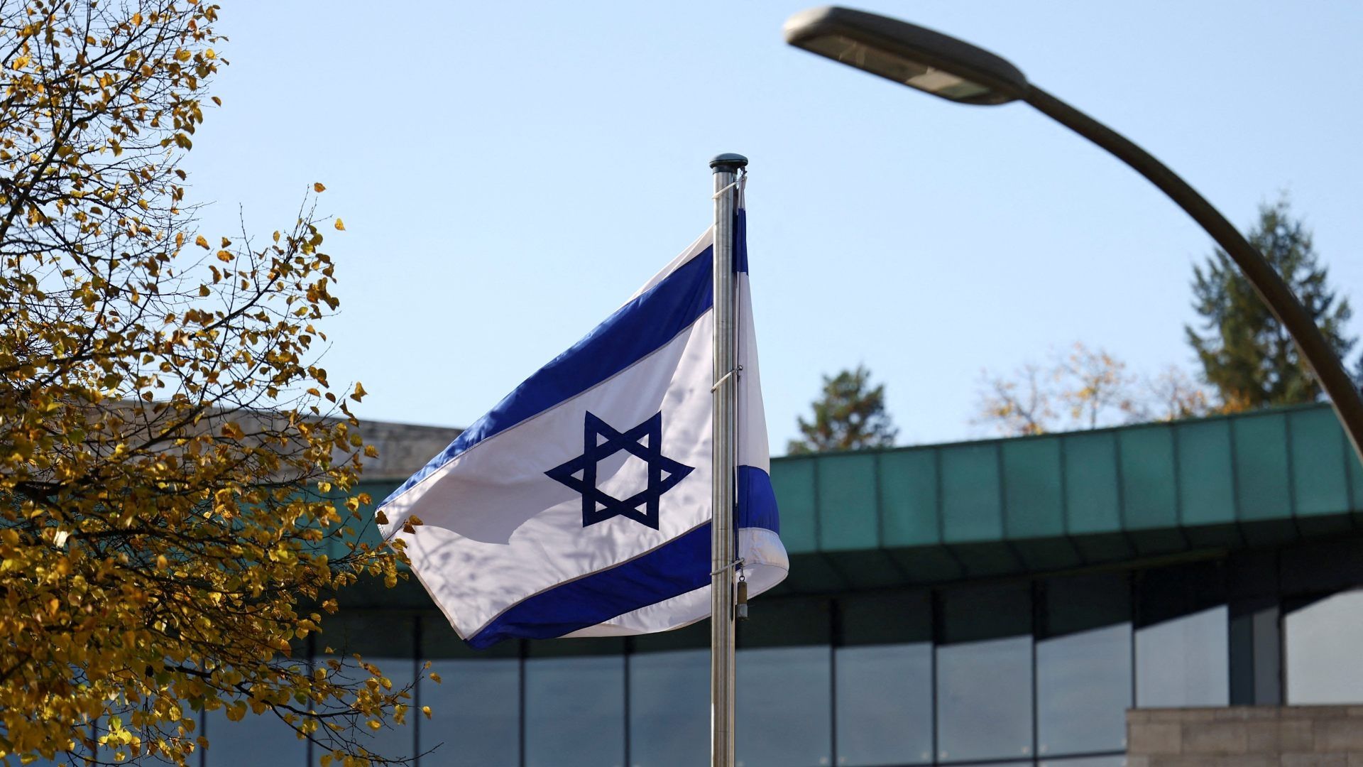 Embajada y bandera de Israel