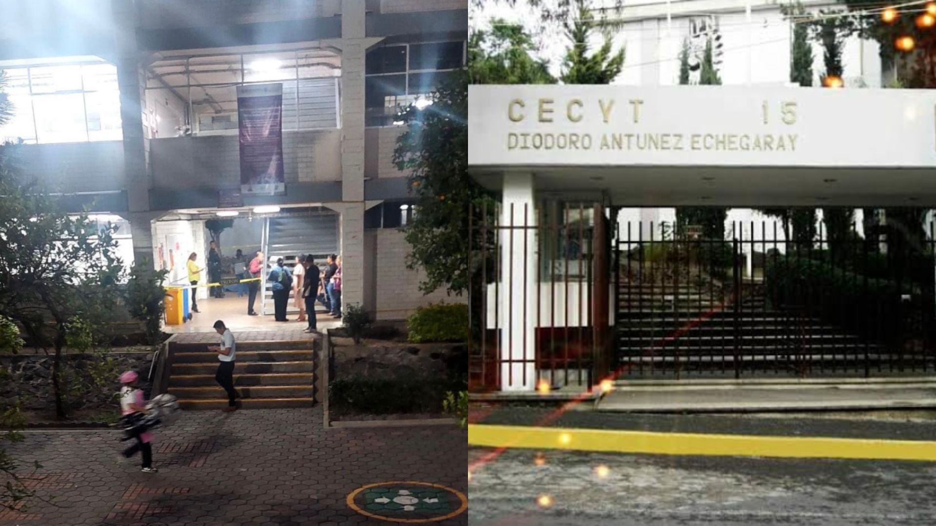 Servicios de emergencia en la Voca 15 del IPN tras la muerte de una alumna de segundo semestre