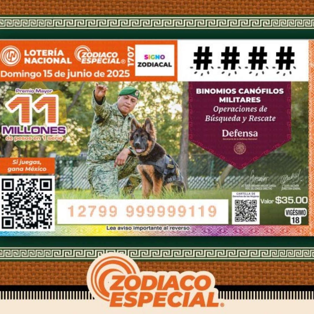 Resultados Lotería Nacional hoy 15 de junio 2025 lista números ganadores Sorteo Zodiaco Especial 1707
