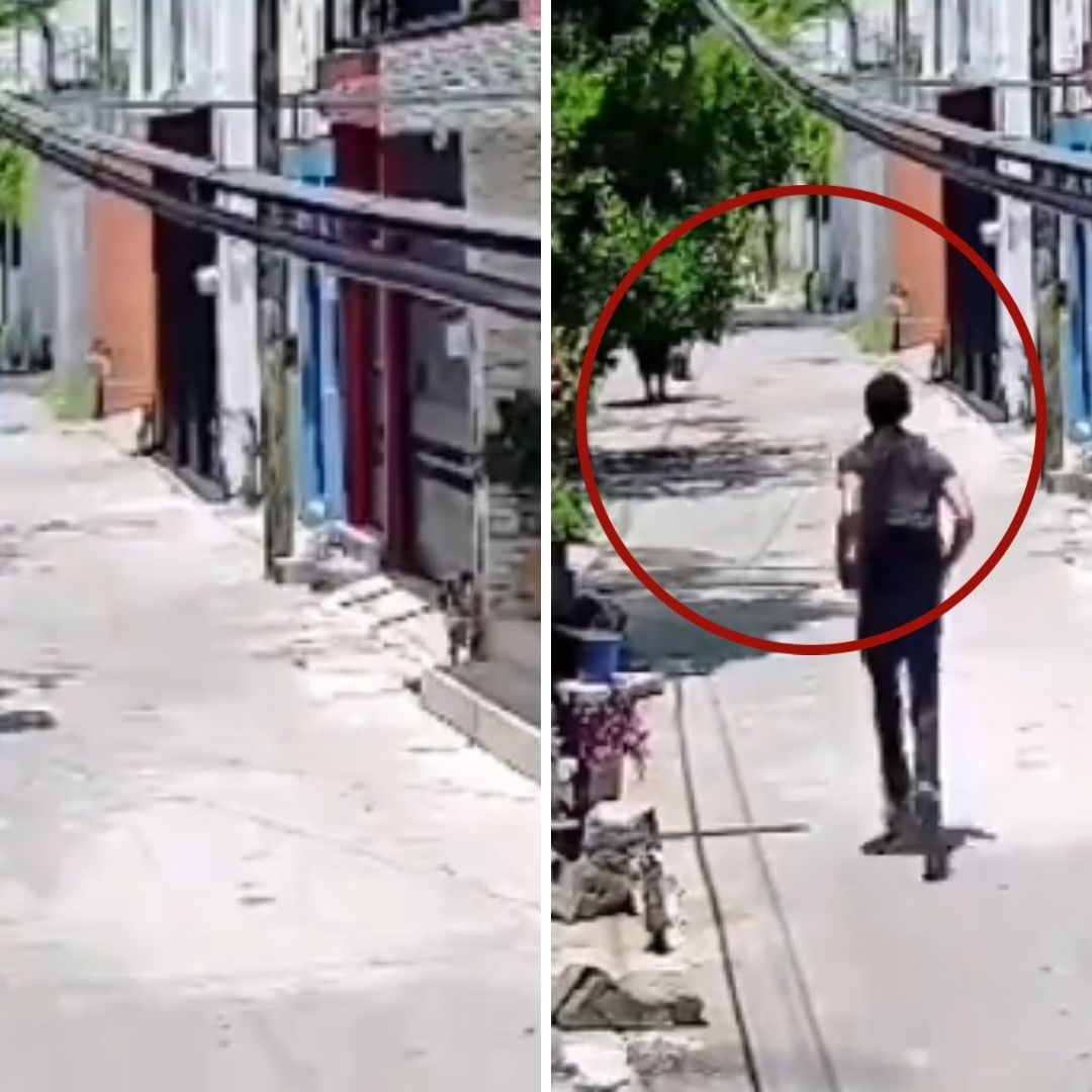 Sujeto le Roba la Bolsa de Mandado a Abuelita en Nuevo León