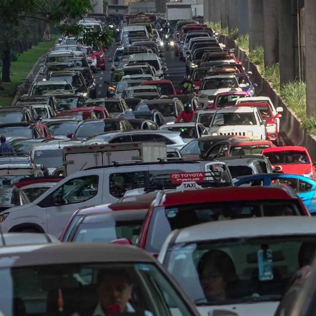 Tráfico en Periférico Sur, CDMX